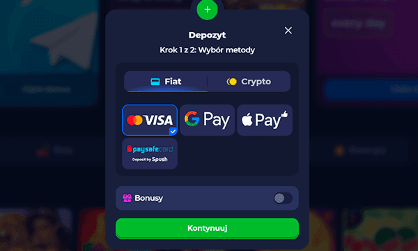 Wpłać depozyt Wpłać depozyt